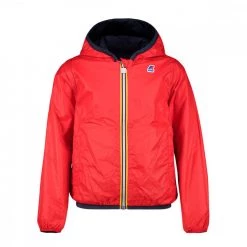 K-WAY GIACCA JACQUES PLUS REVERSIBILE BAMBINO Blu, Rosso -Strada Moda k way k111nmw giacca jacques plus reversibile bambino giacconi bambino 044780001 aab 3