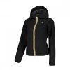 K-WAY GIACCA CON CAPPUCCIO LILY STRETCH DOT DONNA Nero