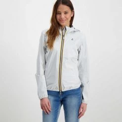 K-WAY GIACCA CON CAPPUCCIO LILY STRETCH DOT DONNA -Strada Moda k way k111nqw giacca con cappuccio lily stretch dot donna giacconi donna 045342201 xre 3