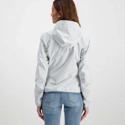 K-WAY GIACCA CON CAPPUCCIO LILY STRETCH DOT DONNA -Strada Moda k way k111nqw giacca con cappuccio lily stretch dot donna giacconi donna 045342201 xre 4