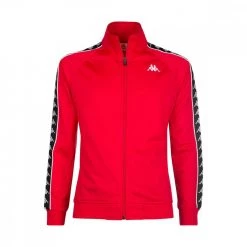 KAPPA FELPA FULL ZIP 222 BANDA ANNISTON BAMBINO Rosso