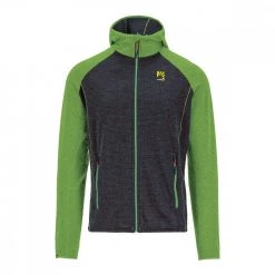 KARPOS PILE FULL ZIP CON CAPPUCCIO AMBRIZZOLA Grigio