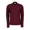 LACOSTE POLO MANICA LUNGA L1313 Rosso Vinaccia Melange Bordeaux