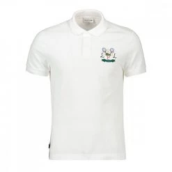 LACOSTE POLO LOGO TENNIS Bianco