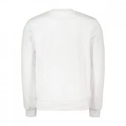 LACOSTE FELPA GIROCOLLO MADE IN FRANCE Bianco -Strada Moda lacoste sh2655 felpa girocollo made in france casual uomo 045135301 001 2