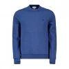 LACOSTE FELPA GIROCOLLO POLICOTTON Blu
