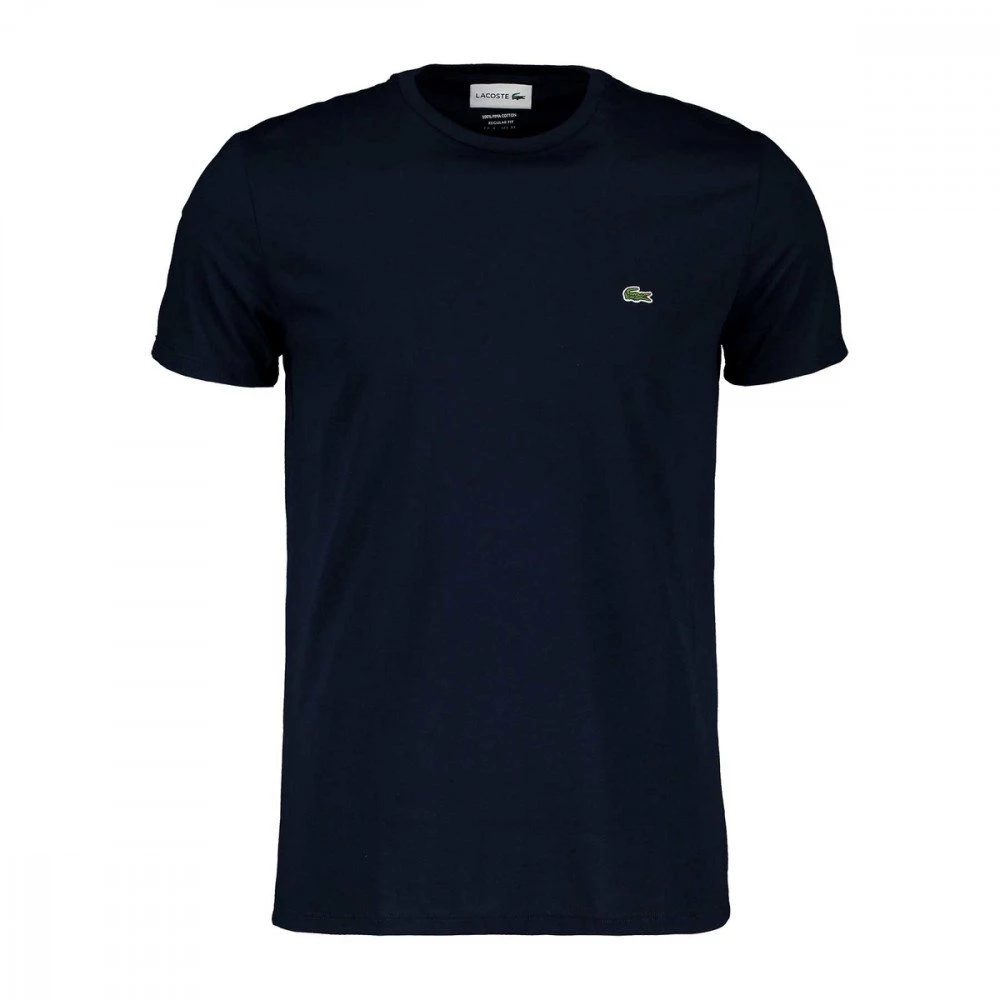 LACOSTE T-SHIRT LOGO IN COTONE PIMA BLU 3 LACOSTE T-SHIRT LOGO IN COTONE PIMA BLU