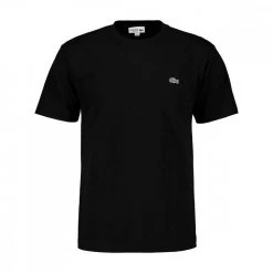 LACOSTE T-SHIRT IN PIQUE' Nero