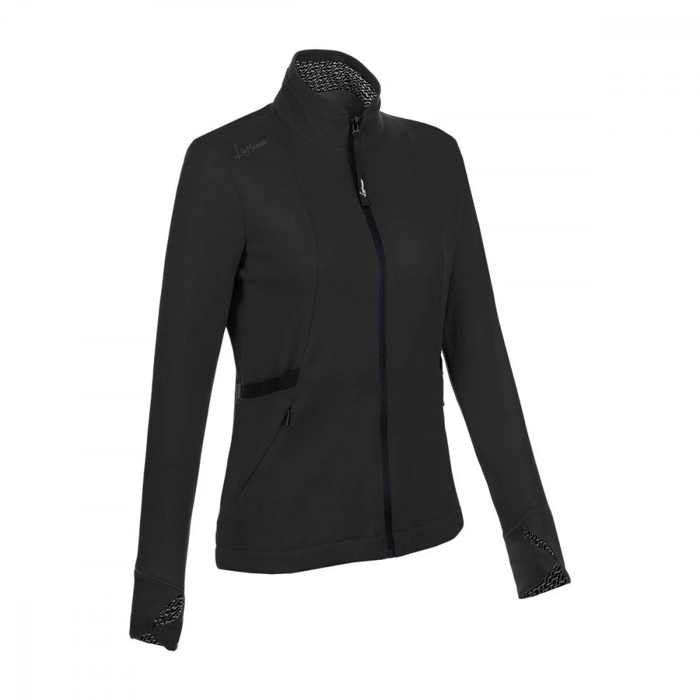 LAMUNT PILE FULL ZIP BARBARA Nero