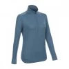 LAMUNT MAGLIA MANICA LUNGA ALEXANDRA Azzurro -Strada Moda lamunt 50011 alexandra long sleeve zip tee abbigliamento montagna donna 045319601 3060 1