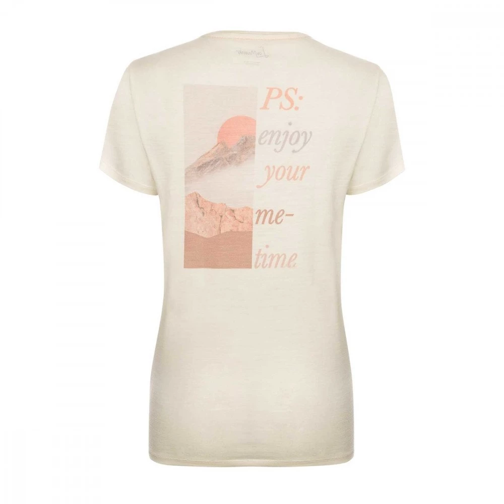 LAMUNT T-SHIRT FABIANA CON ILLUSTRAZIONE Bianco - immagine 2