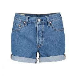 LEVI'S SHORT LONG 501 DONNA Blu