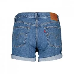 LEVI'S SHORT LONG 501 DONNA Blu -Strada Moda levi s 29961 short long 501 donna casual donna 042808401 0021 3
