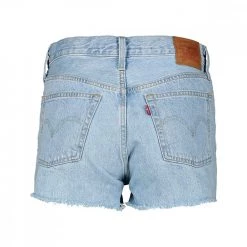 LEVI'S SHORT IN DENIM 501® ORIGINAL DONNA Azzurro -Strada Moda levi s 56327 short in denim 501 donna casual donna 040282001 0086 3