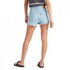 LEVI'S SHORT IN DENIM 501® ORIGINAL DONNA Azzurro -Strada Moda levi s 56327 short in denim 501 donna casual donna 040282001 0086 5
