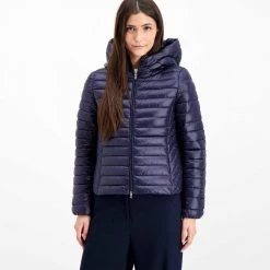 EMME MARELLA PIUMINO CON CAPPUCCIO COSIMO DONNA Blu -Strada Moda marella cosimo piumino con cappuccio cosimo donna giacconi donna 041514901 006 4