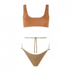 MATINEÉ BIKIINI BRALETTE GOFFRATO E SILP LAMINATO DONNA Oro -Strada Moda matine cb3100 bikiini bralette goffrato silp lamin donna mare donna 045075501 oro 3