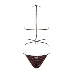 MATINEÉ BIKINI TRIANGOLO E SLIP LACCI DONNA Nero, Verde 5 MATINEÉ BIKINI TRIANGOLO E SLIP LACCI DONNA Nero, Verde -Strada Moda matine cb3128 bikini traiangolo slip lacci lunghi donna mare donna 045076001 tgrv 2