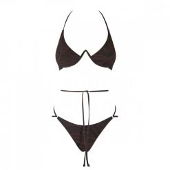 MATINEÉ BIKINI TRIANGOLO FERRETTO E SLIP LACCI DONNA Nero 8 MATINEÉ BIKINI TRIANGOLO FERRETTO E SLIP LACCI DONNA Nero -Strada Moda matine cb3134 bikini triangolo ferretto slip lacci lunghi donna mare donna 045076101 zebne 3