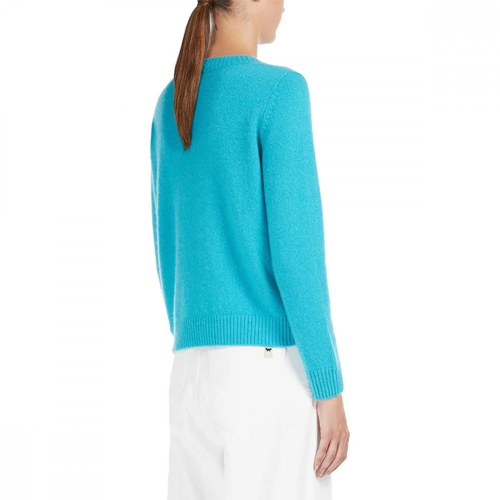 MAX MARA WEEKEND MAGLIONE GIROCOLLO IN CACHEMIRE AGAMI DONNA Azzurro 5 MAX MARA WEEKEND MAGLIONE GIROCOLLO IN CACHEMIRE AGAMI DONNA Azzurro - immagine 3
