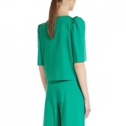 MAX MARA WEEKEND BLUSA MANICHE A SBUFFO ALISSO DONNA Azzurro -Strada Moda max mara weekend alisso22 blusa maniche a sbuffo alisso donna casual donna 044658901 011 3