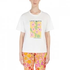 MAX MARA WEEKEND T-SHIRT CON STAMPA PITTORE DONNA Bianco -Strada Moda max mara weekend pittore22 t shirt con stampa donna casual donna 044664701 001 2