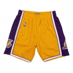 MITCHELL & NESS SHORT SWINGMAN LOS ANGELES LAKERS Giallo, Viola