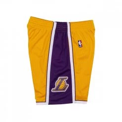 MITCHELL & NESS SHORT SWINGMAN LOS ANGELES LAKERS Giallo, Viola -Strada Moda mitchell ness smshcp19075 short swingman los angeles lakers squadre basket uomo 044610601 yell 3