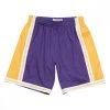 MITCHELL & NESS SHORT SWINGMAN LOS ANGELES LAKERS Giallo, Viola -Strada Moda mitchell ness smshgs18235 short swingman los angeles lakers squadre basket uomo 044610801 purp 1