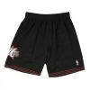 MITCHELL & NESS SHORT SWINGMAN PHILADELPHIA 76ERS Nero -Strada Moda mitchell ness smshgs18248 short swingman philadelphia 76ers squadre basket uomo 044610901 blk 1