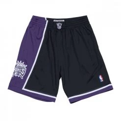 MITCHELL & NESS SHORT SWINGMAN SACRAMENTO KINGS Nero, Viola