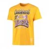 MITCHELL & NESS T-SHIRT 3X CHAMPIONS LAKERS Giallo