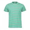 MOLO ELEVEN T-SHIRT IN JERSEY TINTO FILO A RIGHE Bianco, Verde