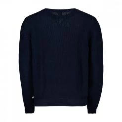 MOLO ELEVEN MAGLIONE GIROCOLLO PUNTO RETE Blu -Strada Moda molo eleven ghibli maglione girocollo punto rete casual uomo 044995801 003 2