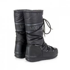MOON BOOT HIGH NYLON WP DONNA Nero -Strada Moda moon boot 24009100 moon boot high nylon wp donna tutti doposci donna 039194201 001 4