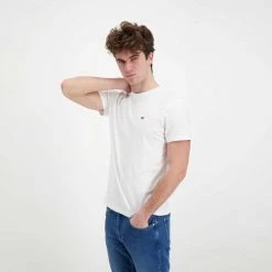 NAPAPIJRI T-SHIRT MINI LOGO SALIS Bianco -Strada Moda napapijri np0a4frp t shirt mini logo salis casual uomo 043698701 002 4