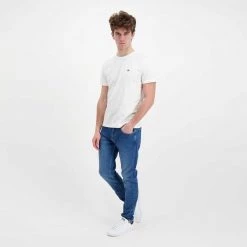 NAPAPIJRI T-SHIRT MINI LOGO SALIS Bianco -Strada Moda napapijri np0a4frp t shirt mini logo salis casual uomo 043698701 002 5