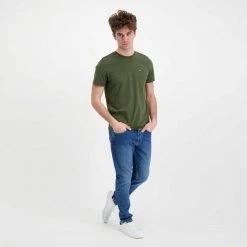 NAPAPIJRI T-SHIRT MINI LOGO SALIS Verde -Strada Moda napapijri np0a4frp t shirt mini logo salis casual uomo 043699001 ge4 5