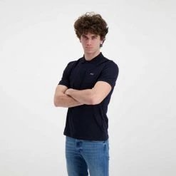 NAPAPIJRI POLO RHEMES Blu -Strada Moda napapijri np0a4g2k polo rhemes casual uomo 045014601 176 5