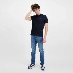 NAPAPIJRI POLO RHEMES Blu -Strada Moda napapijri np0a4g2k polo rhemes casual uomo 045014601 176 6