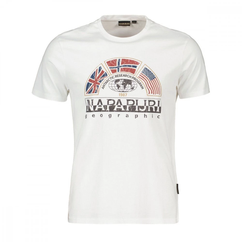 NAPAPIJRI T-SHIRT TURIN Bianco 3 NAPAPIJRI T-SHIRT TURIN Bianco