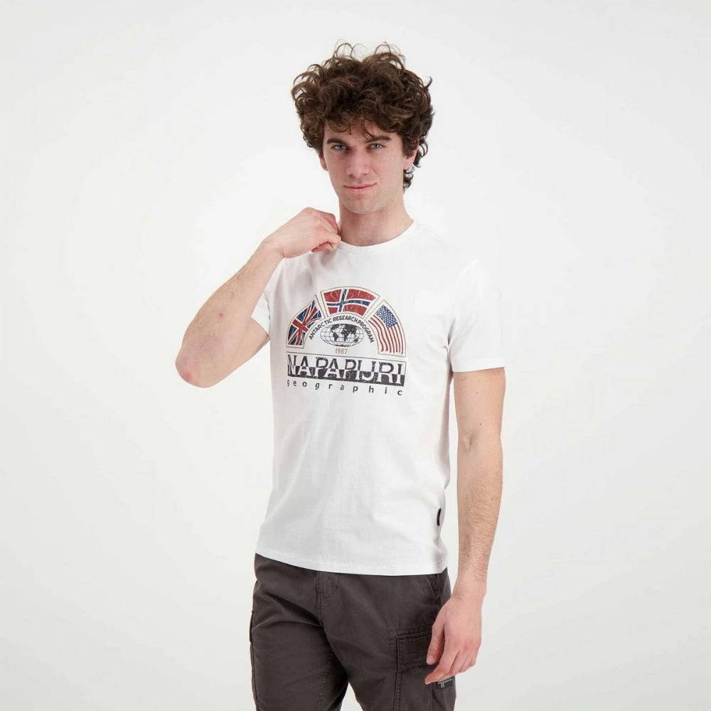 NAPAPIJRI T-SHIRT TURIN Bianco 7 NAPAPIJRI T-SHIRT TURIN Bianco - immagine 5