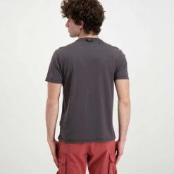 NAPAPIJRI T-SHIRT TURIN Rosso -Strada Moda napapijri np0a4g34 t shirt turin casual uomo 044922601 h74 4