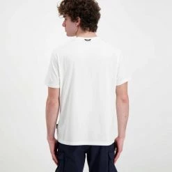 NAPAPIJRI T-SHIRT RHEMES Bianco -Strada Moda napapijri np0a4g36 t shirt rhemes casual uomo 045014701 002 3