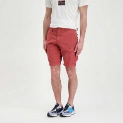 NAPAPIJRI BERMUDA CARGO NUS Rosso -Strada Moda napapijri np0a4g5g bermuda cargo nus casual uomo 045015201 re6 4