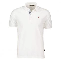 NAPAPIJRI POLO EOLANOS Bianco -Strada Moda napapijri np0a4gb3 polo eolanos casual uomo 045016701 002 2