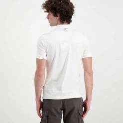 NAPAPIJRI POLO IN JERSEY ELBAS Bianco -Strada Moda napapijri np0a4gb4 polo in jersey elbas casual uomo 044922901 002 4