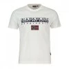 NAPAPIJRI T-SHIRT LOGO AYAS Bianco -Strada Moda napapijri np0a4gdq t shirt bandiere patch ayas casual uomo 044923701 002 1