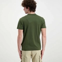 NAPAPIJRI T-SHIRT LOGO AYAS Verde 9 NAPAPIJRI T-SHIRT LOGO AYAS Verde -Strada Moda napapijri np0a4gdq t shirt logo ayas casual uomo 044923901 ge4 3