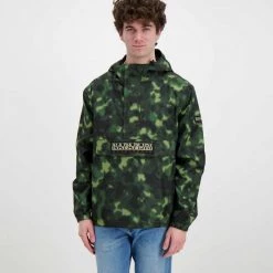 NAPAPIJRI GIACCA RAINFOREST FREESTRIDER Verde -Strada Moda napapijri np0a4gga giacca rainforest freerunner aop casual uomo 044924301 f9v 3